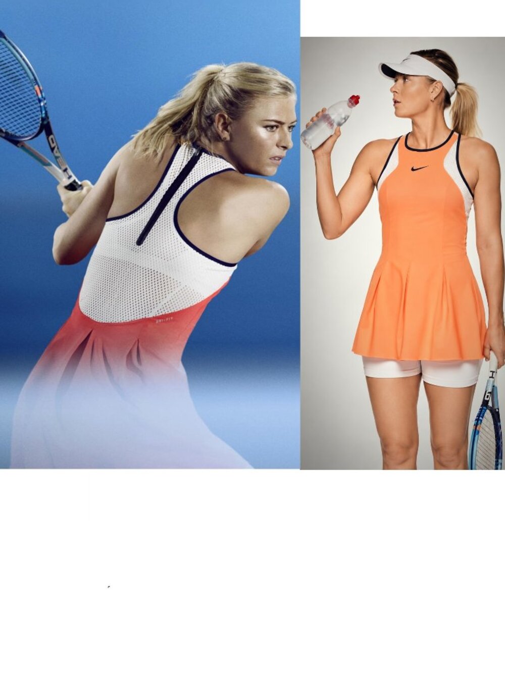 Nwt Nike Maria Sharapova Tennis Dress w/ Back Zipper pleated skirt S Small